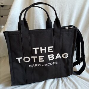 Marc Jacobs tote bag canvas black